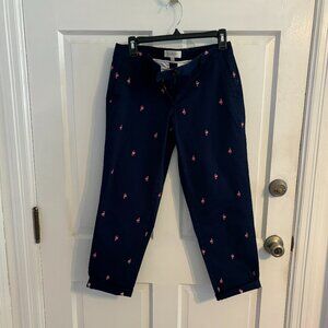 Ladies Talbots Flamingo design pants
